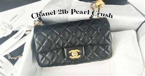 chanel mini 8 pearl crush